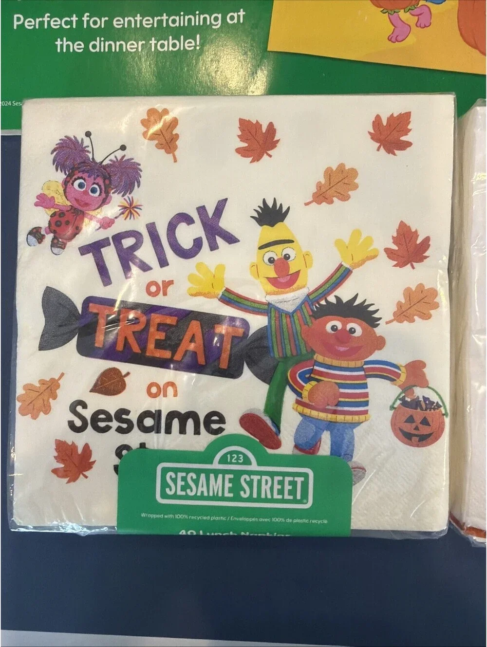 New Sesame Street Halloween Paper Placemats And Napkins New